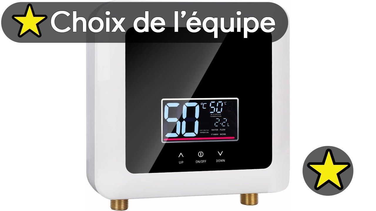 🏆 TOP 3 MEILLEUR CHAUFFE EAU ELECTRIQUE SANS RESERVOIR 2025
