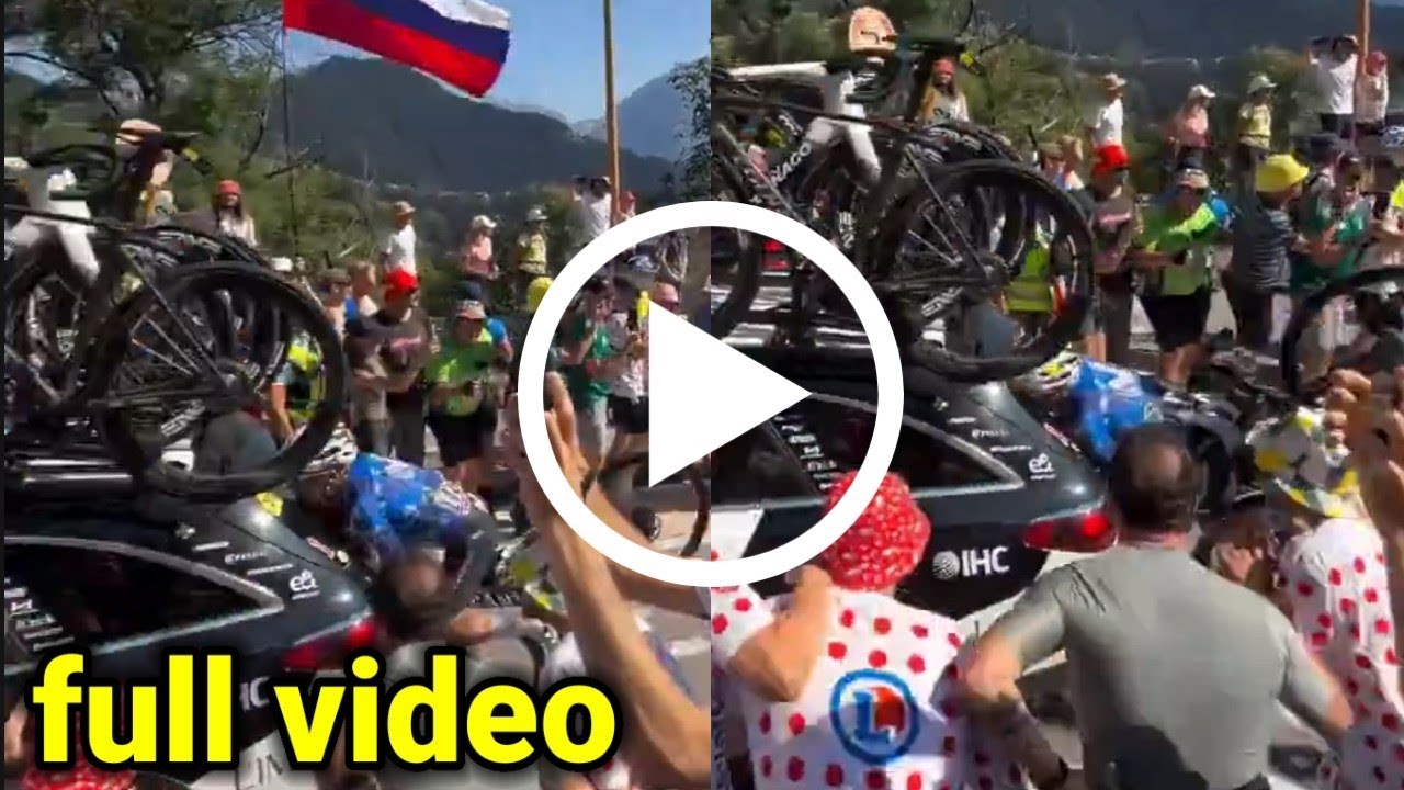 Einer Rubio Suffers Horrific Crash on Alpe d'Huez | Tour de France 2026 Stage