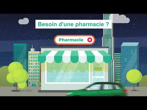 Comment trouver une pharmacie de garde sur l'application SanteF